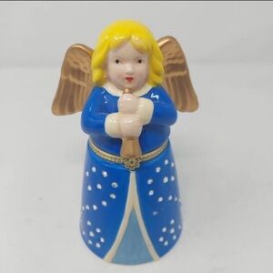 Mr. Christmas Gold Label Angel Porcelain Animated Music Box Hidden Figurine